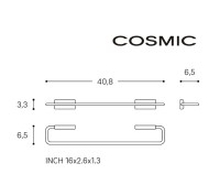 MEDIDAS TOALLERO LAVABO NEXT COSMIC